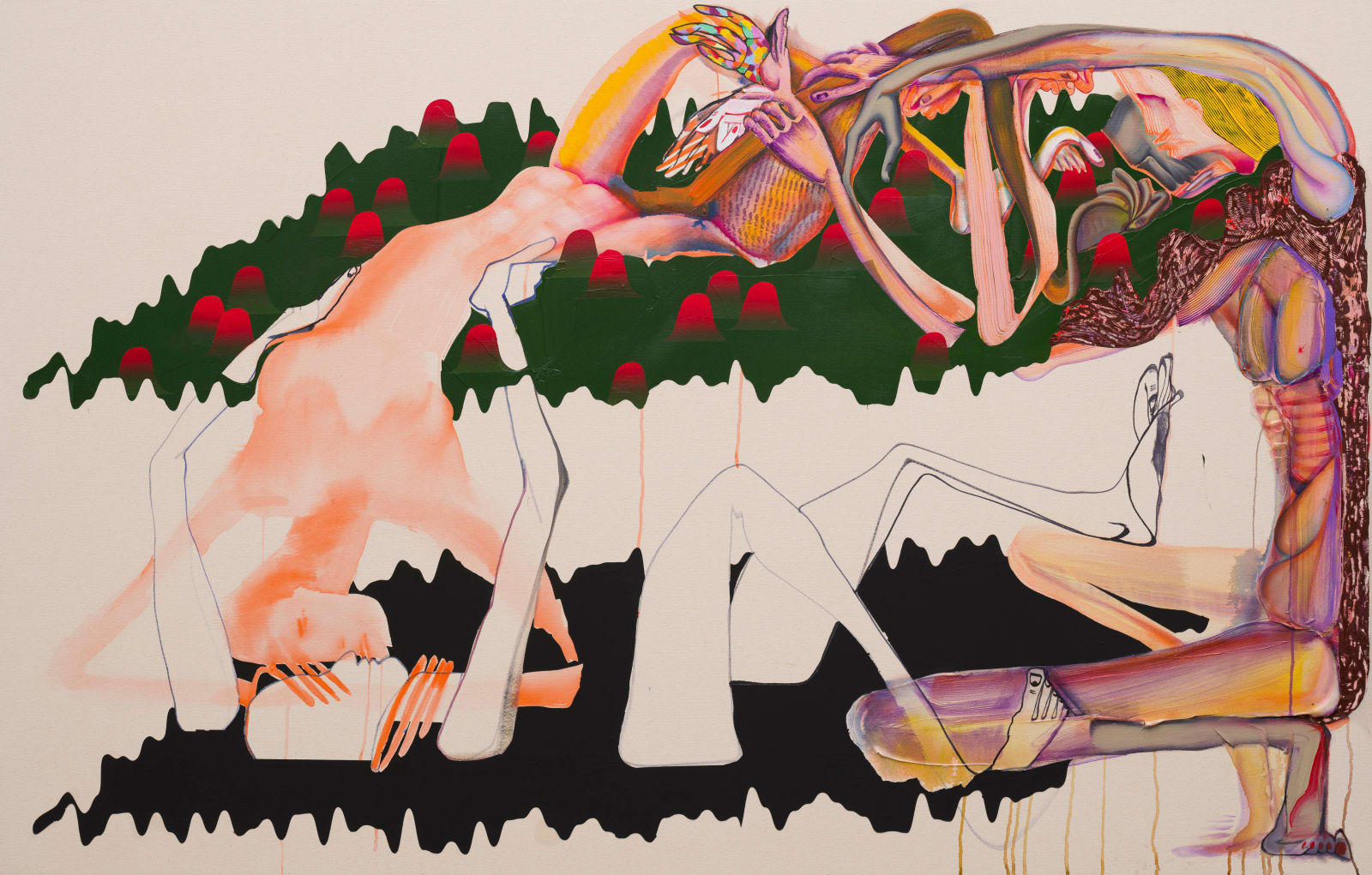 Christina Quarles, Yew Don' Wanna Pick From My Apple Tree, 2021