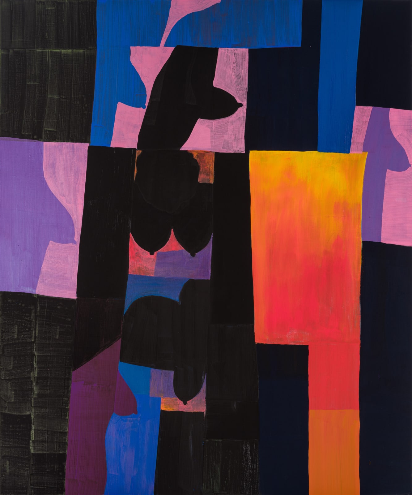 Sojourner Truth Parsons, Dark blue Bells IV, 2023-2024