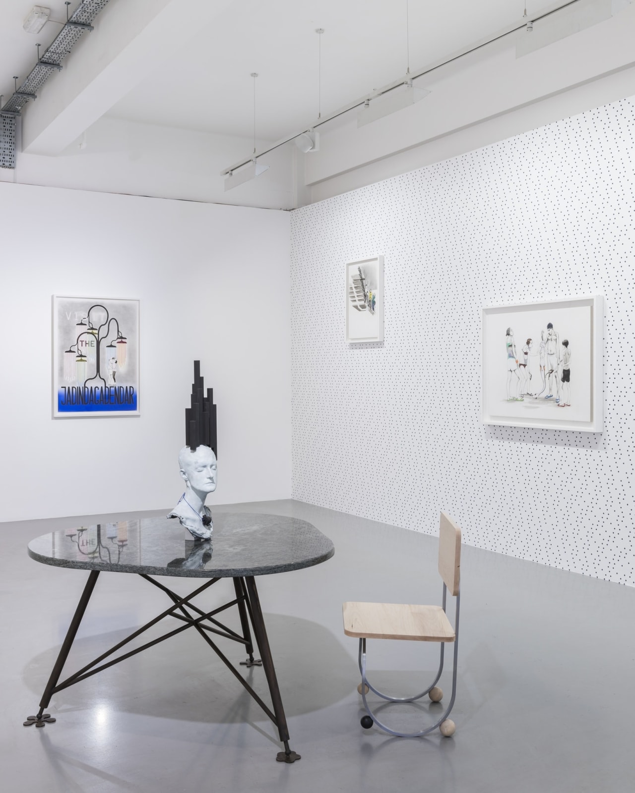 Charles Avery, Untitled (Triangle Table), 2016