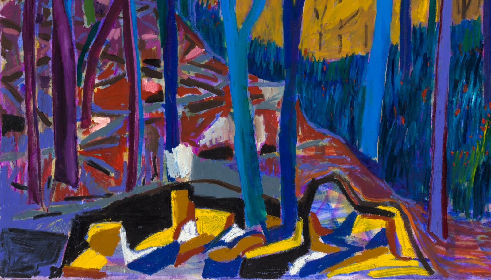 Shara Hughes, The Natural Fences, 2020