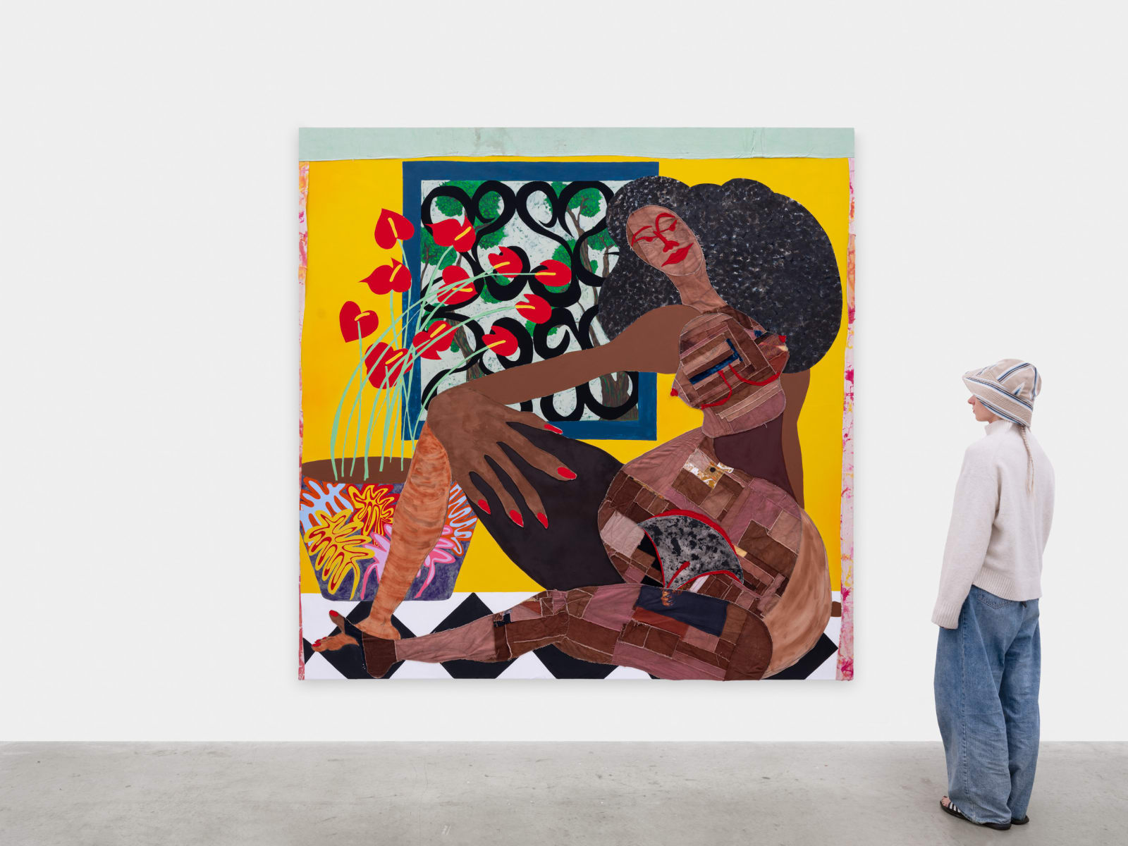 Tschabalala Self, Anthurium, 2023