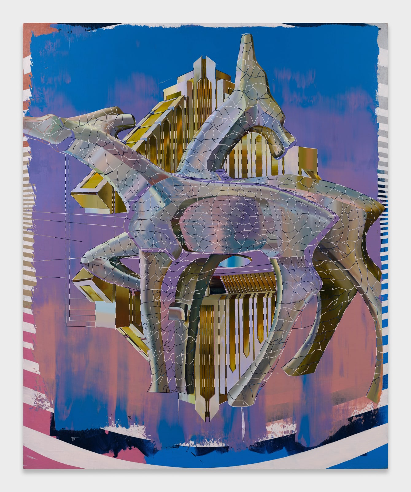 Cui Jie, Two Ceramic Deer and The Central Bank of West African States Headquarter, Dakar, 2023