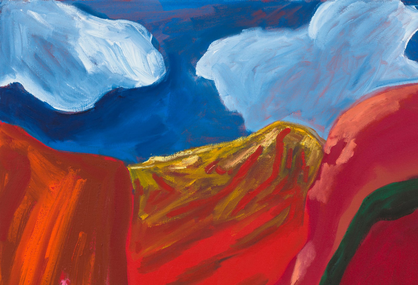 Shara Hughes, Fire Inside Me, 2022