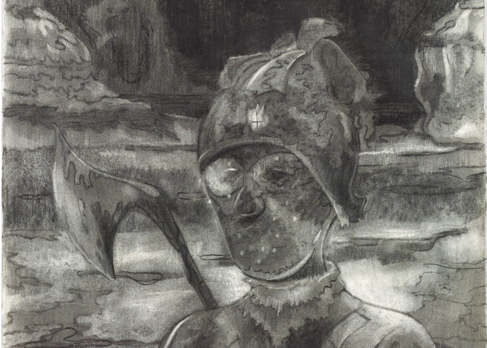 Sedrick Chisom, A self identified 'Axe-bish' of the Blighted Calvary Stood Guard over the Occidental Tower - she was among many daughters of the Southern Cross, 2020