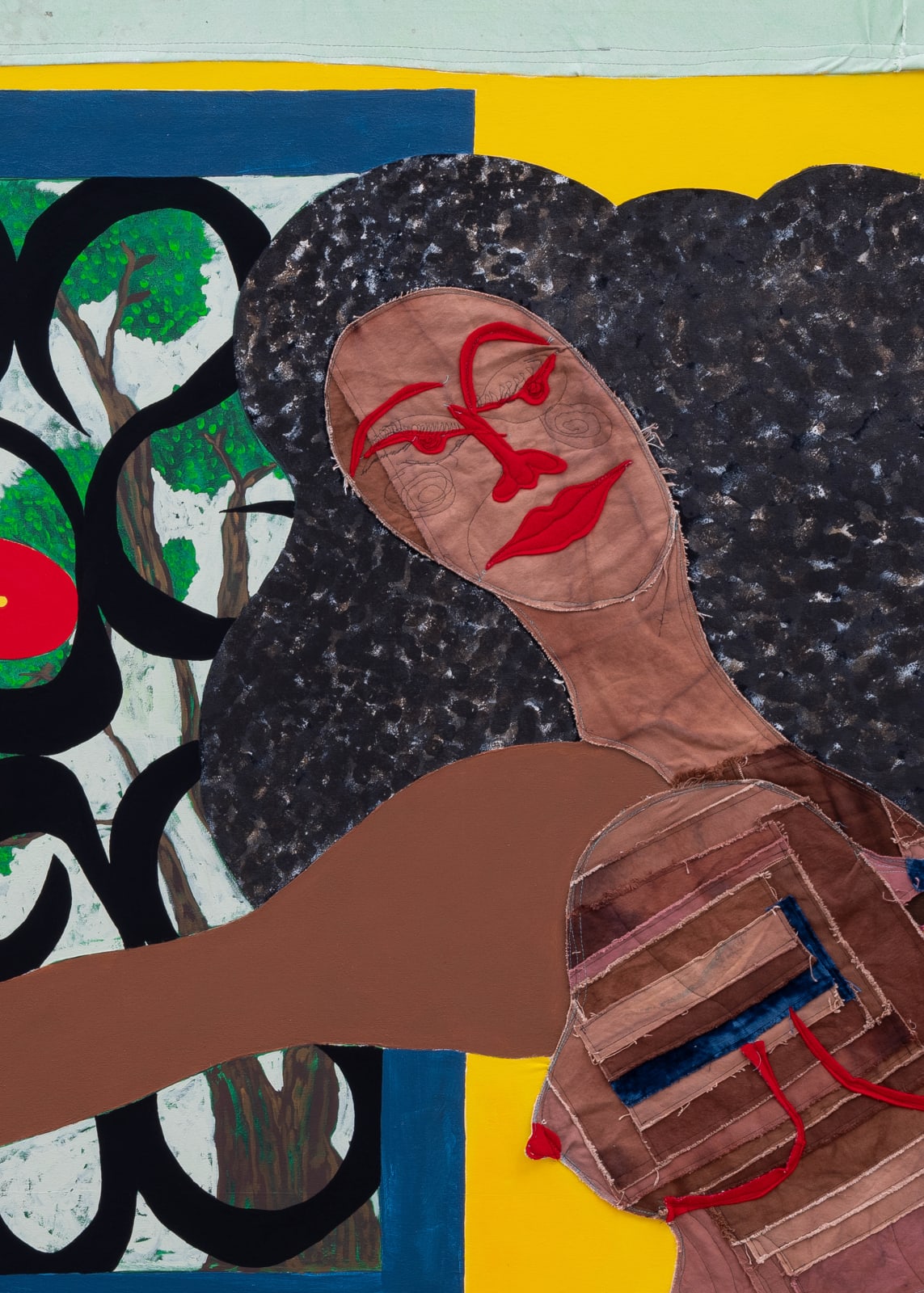 Tschabalala Self, Anthurium, 2023