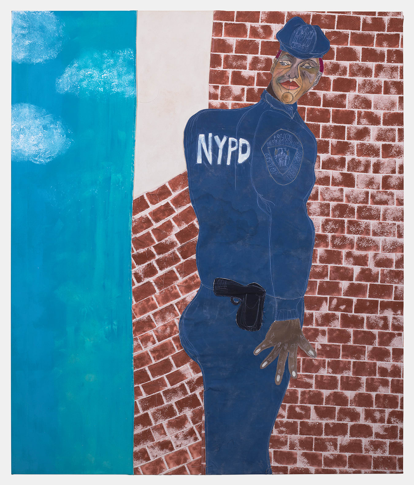 Tschabalala Self, NYPD, 2019