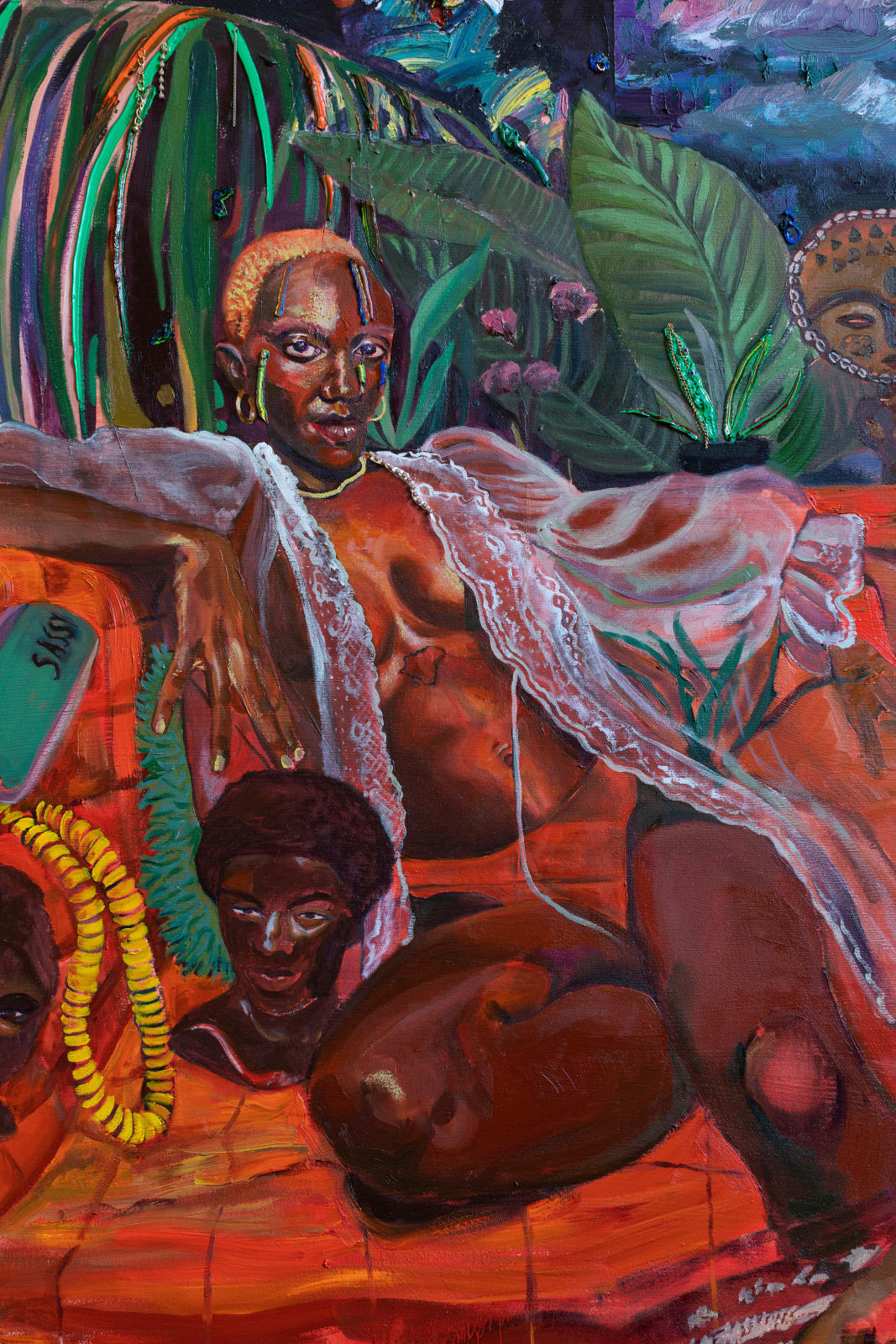 Gisela McDaniel, Complex Faces, 2020