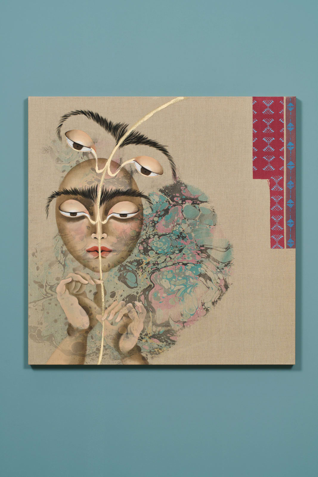 Hayv Kahraman, Look Me in the Eyes, No. 5, 2023