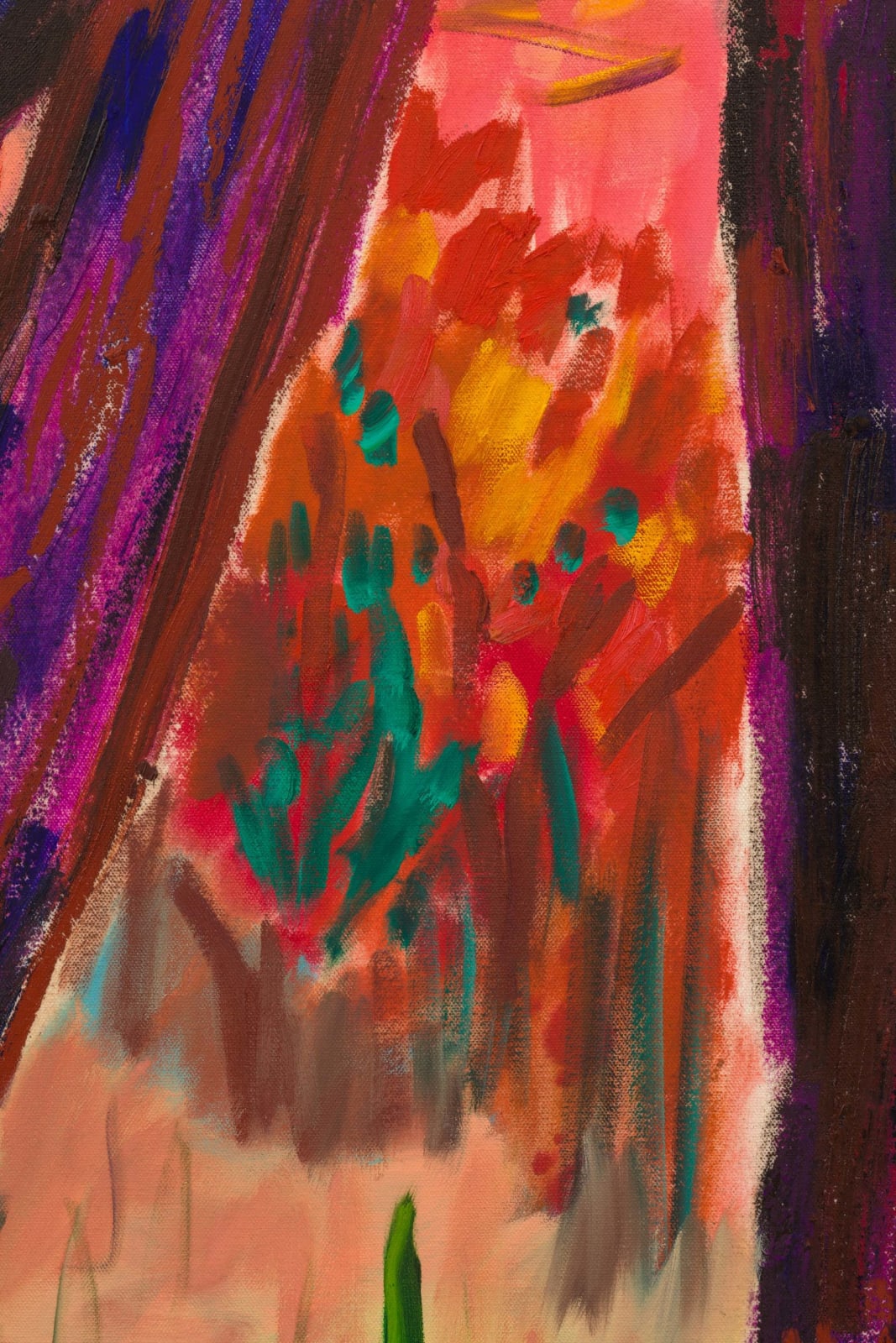 Shara Hughes, Collide, 2022