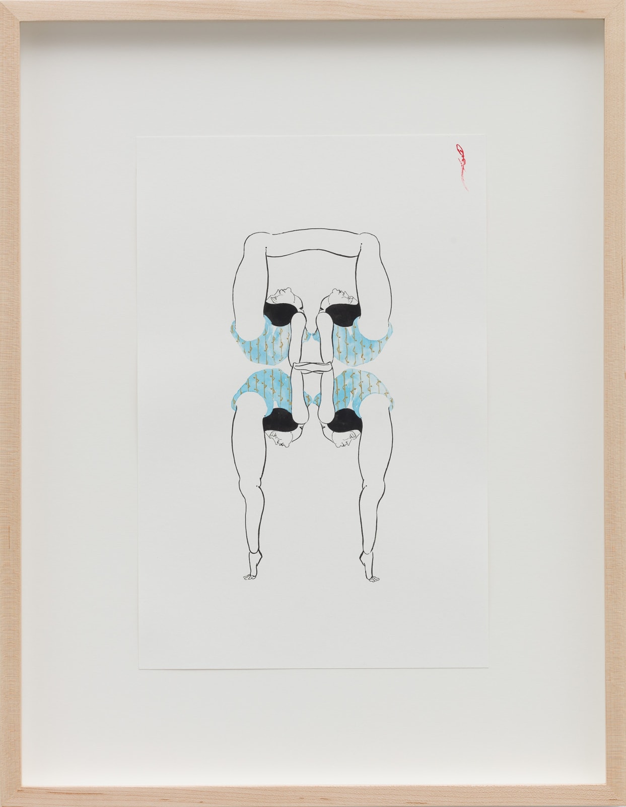 Hayv Kahraman, Bend Drawing 2, 2020