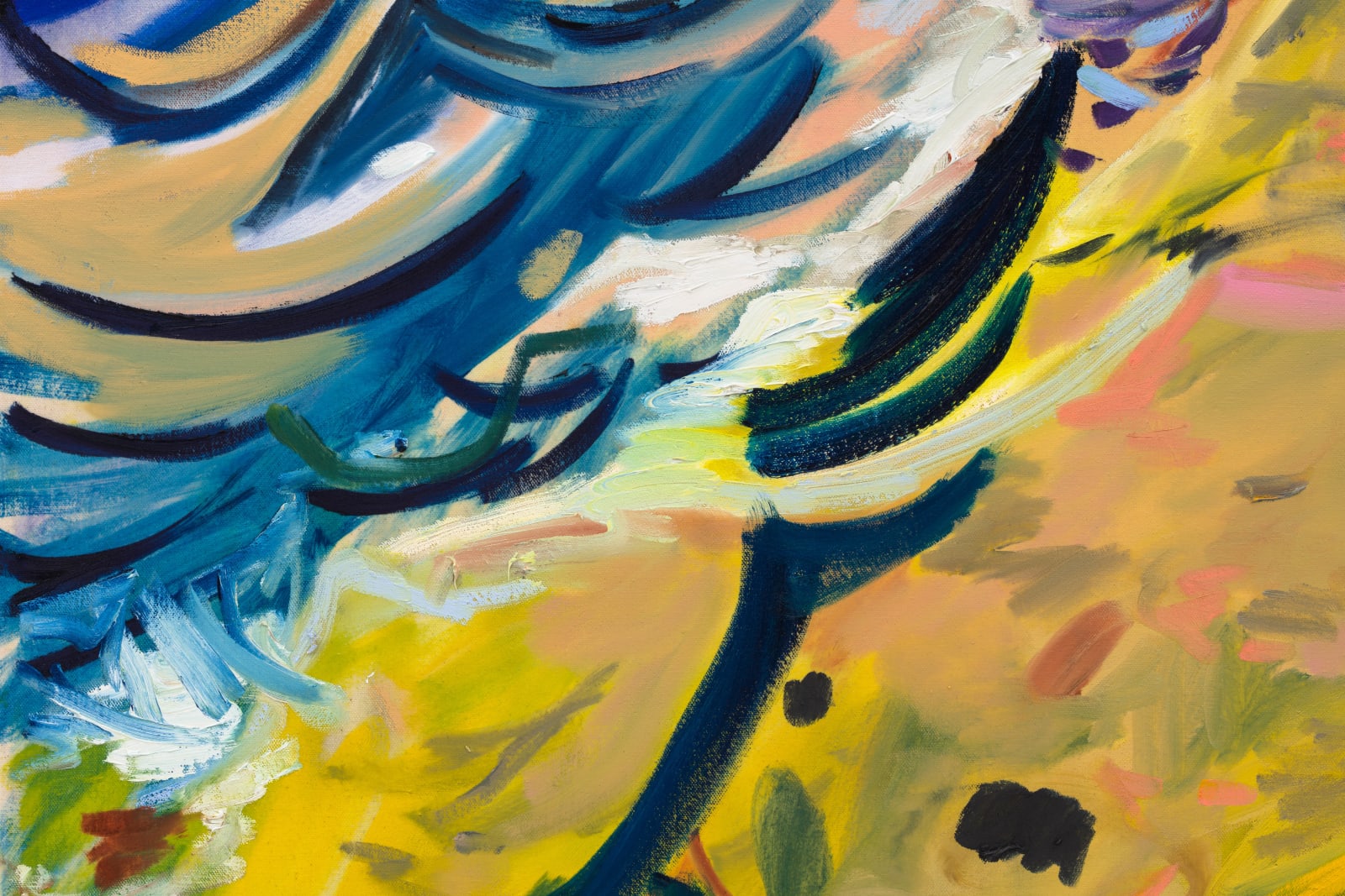 Shara Hughes, Some Seas Just Don't Mix, 2023