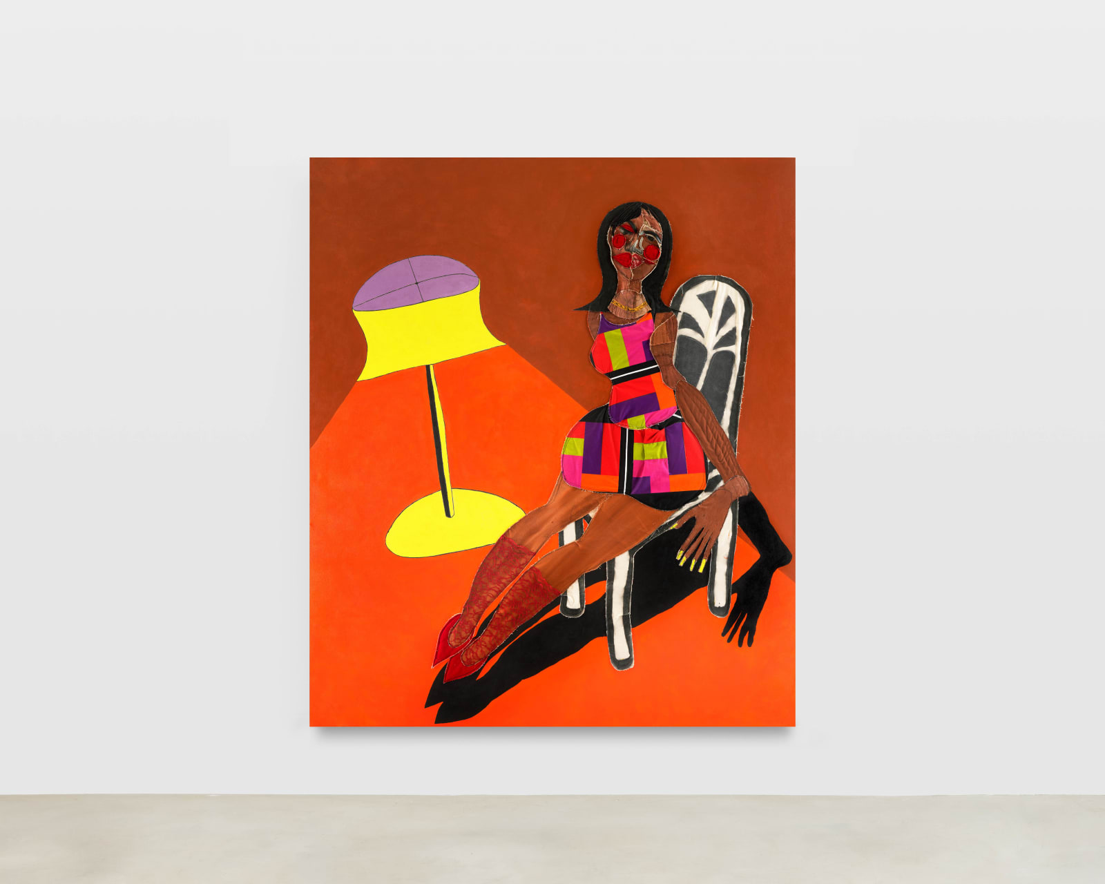 Tschabalala Self, All Night, 2022