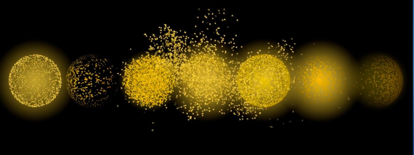 Shahzia Sikander, Singing Suns, 2016