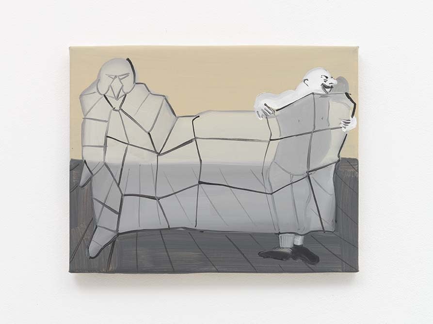 Tala Madani, White Man with Manual, 2011