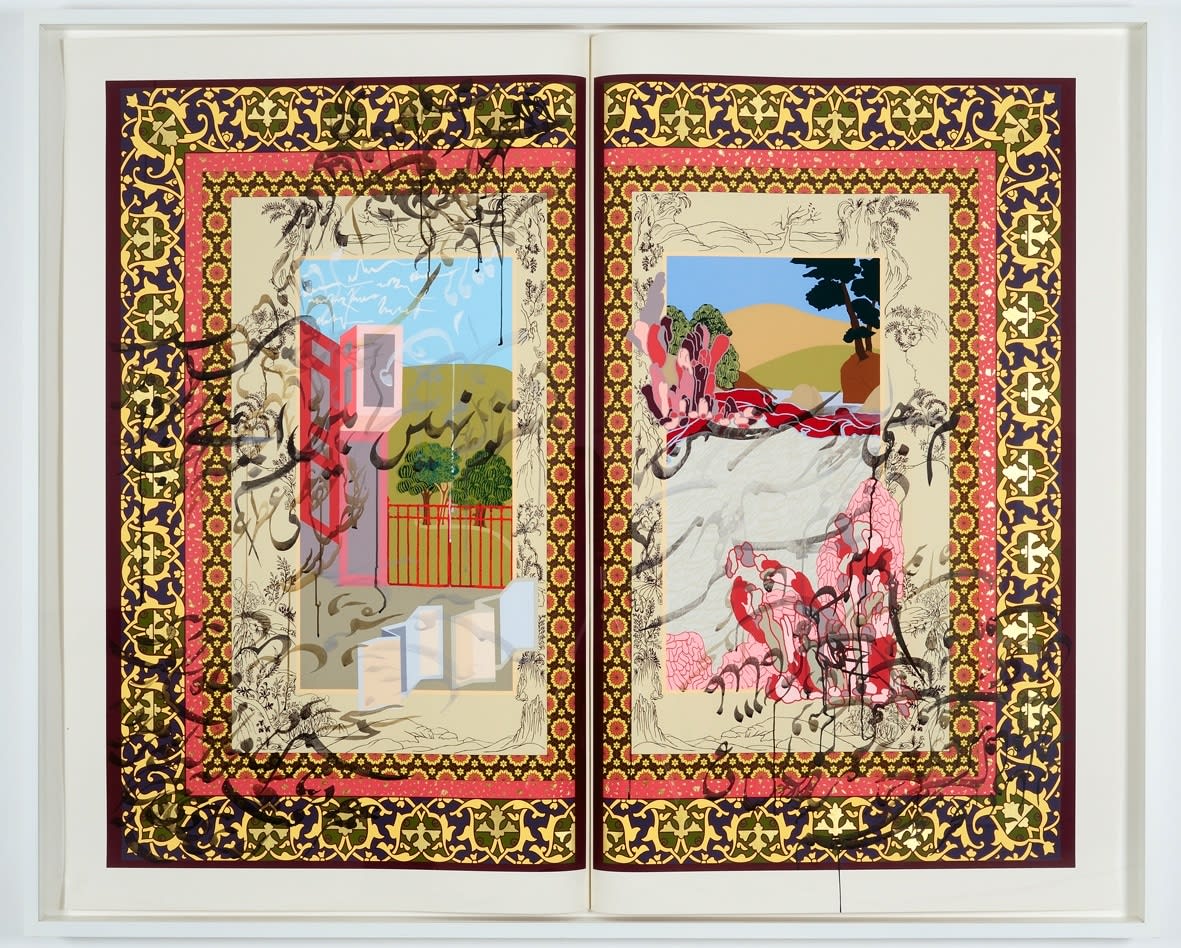 Shahzia Sikander, I am also not my own enemy, 2009