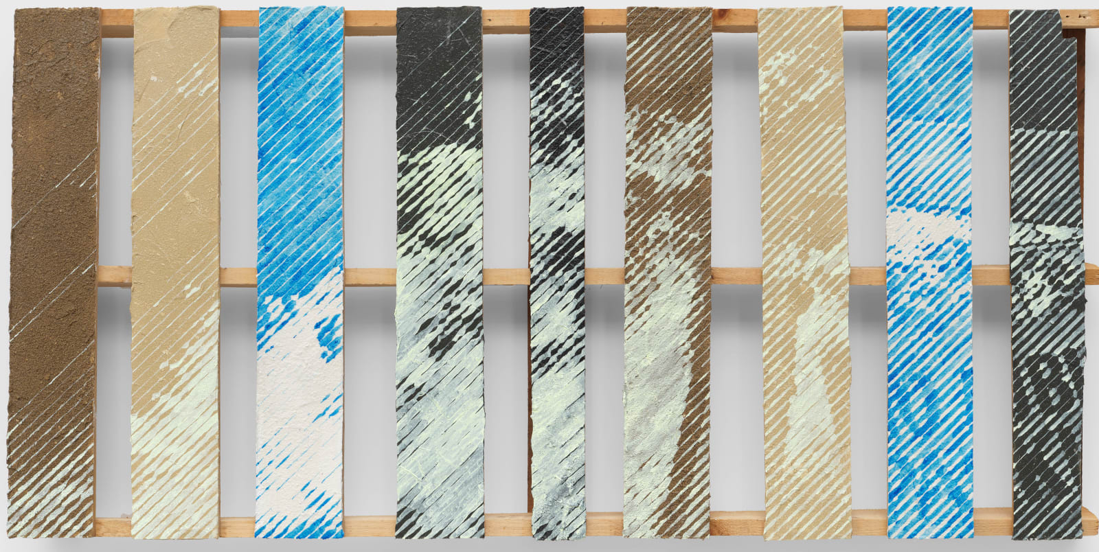Tomashi Jackson, Xylophone (Parking guard kiosk on fire at Police Headquarters L.A. Uprising 1992), 2024