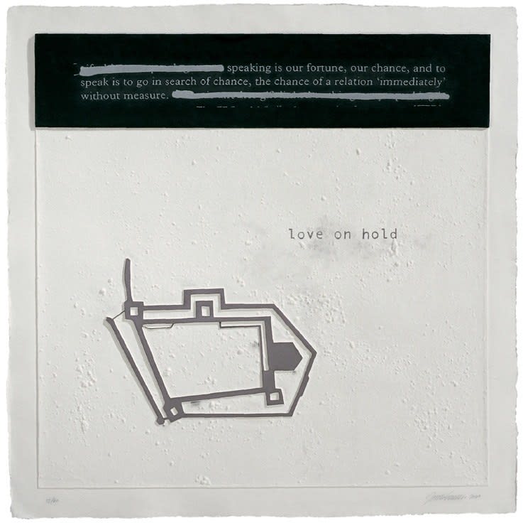 Julião Sarmento, Love on Hold, 2007