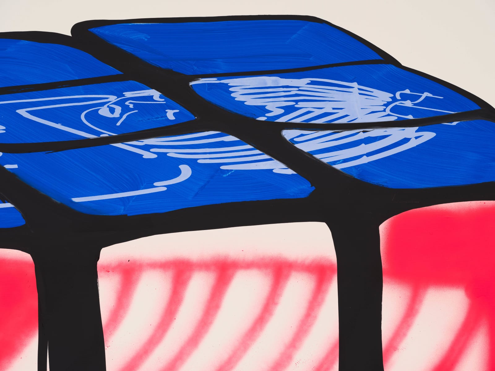 Tala Madani, Puzzle Pussy (Thought), 2023