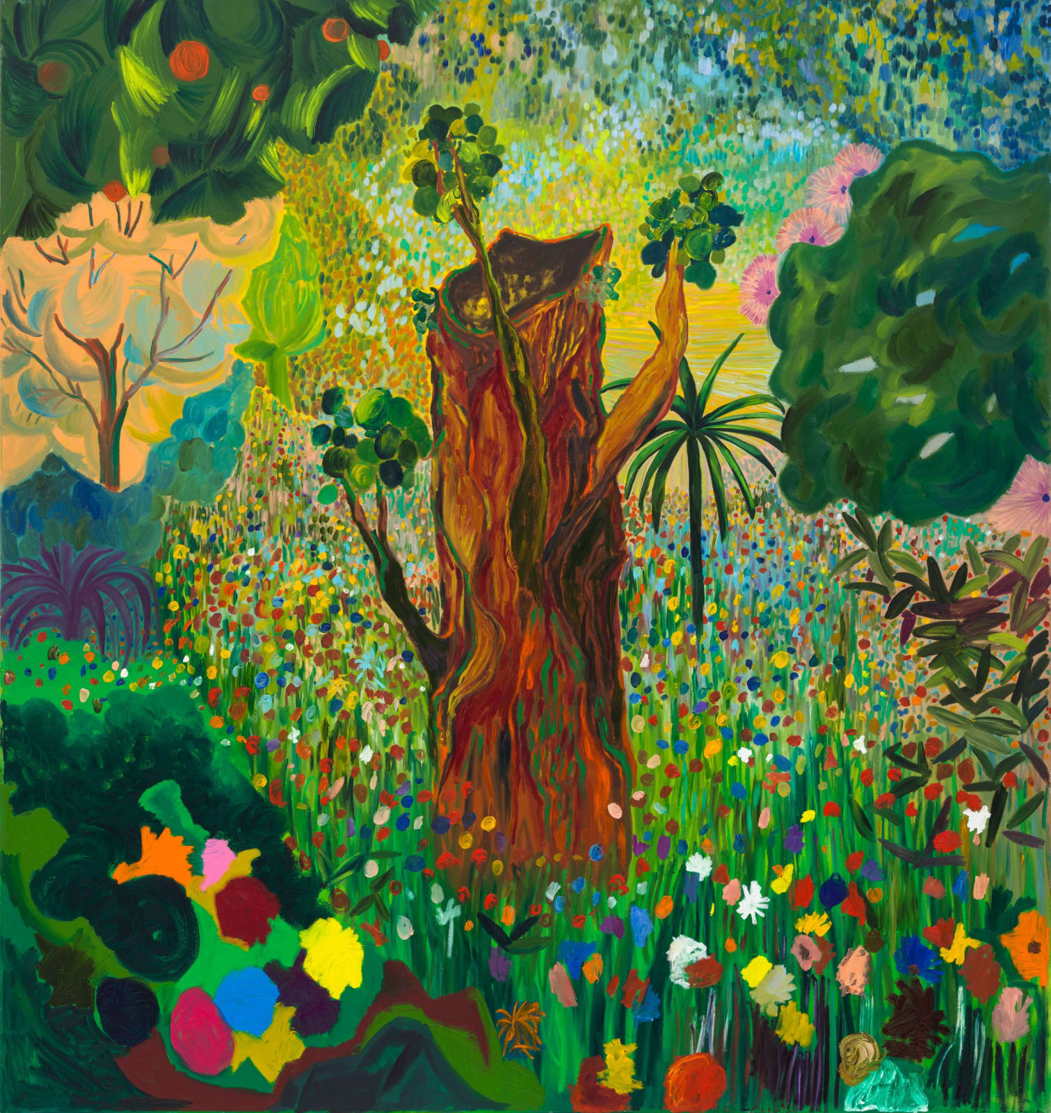Shara Hughes, Growing Pains, 2022