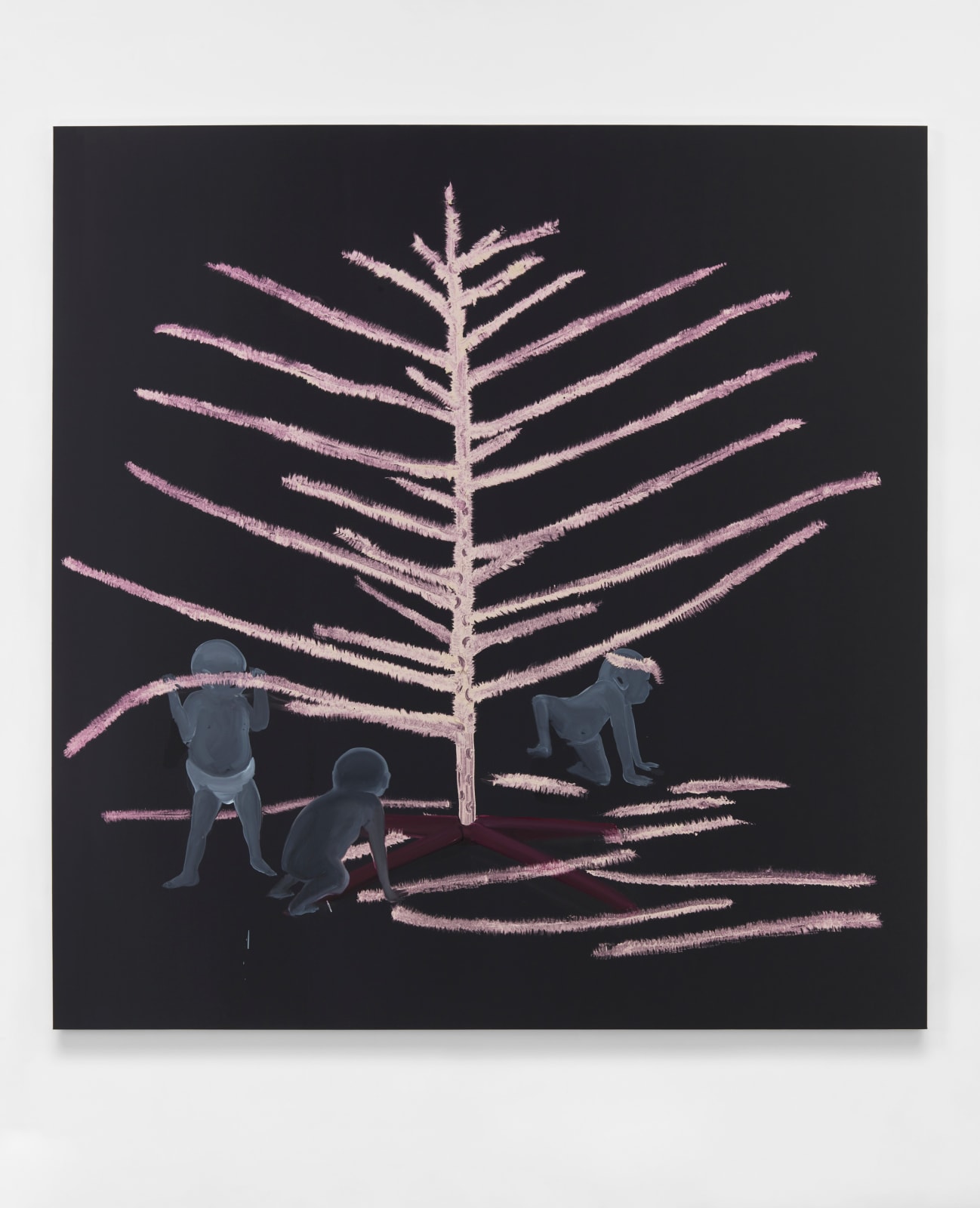 Tala Madani, Tinsel Tree Broken, 2020