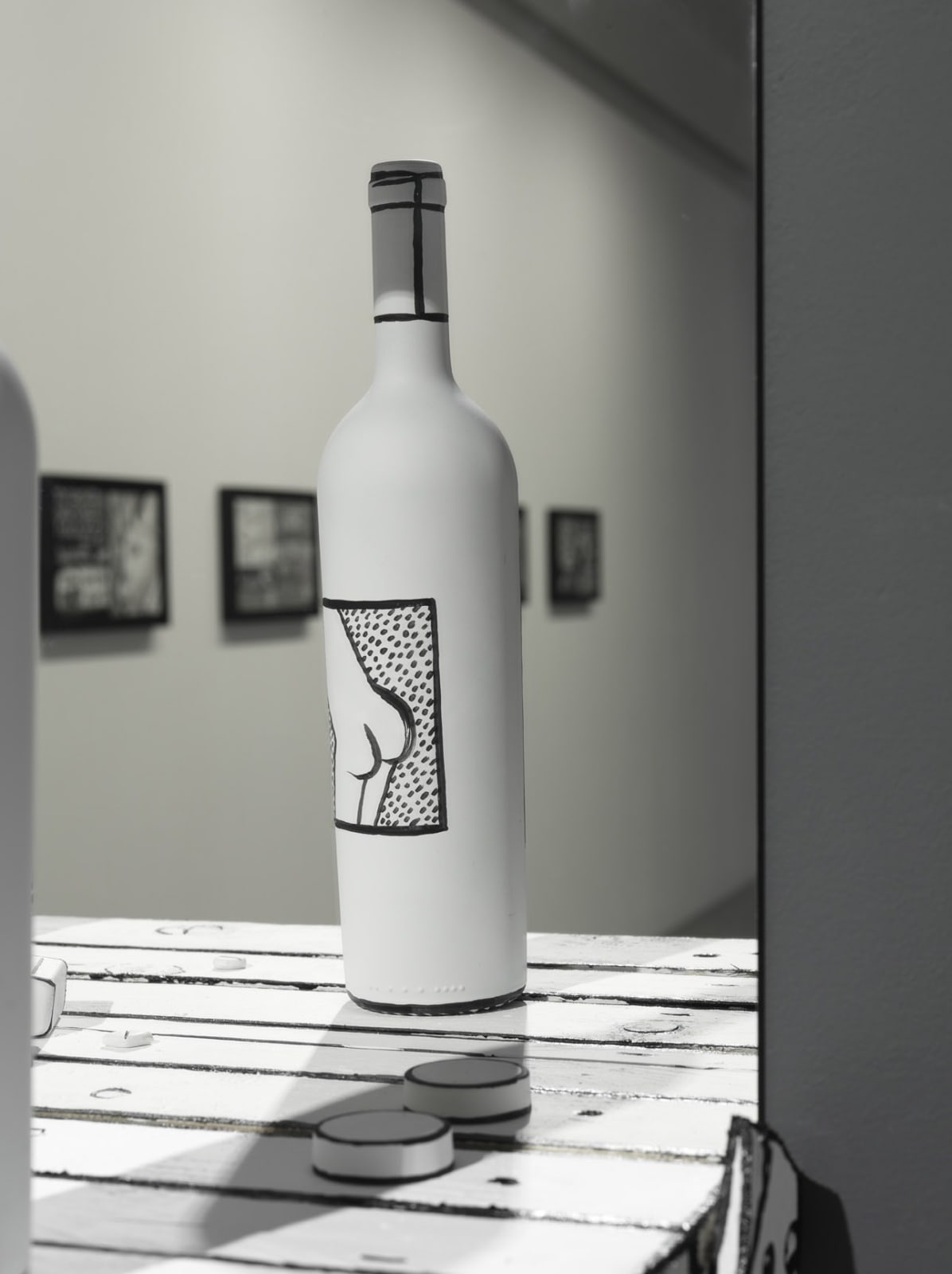 Mary Reid Kelley and Patrick Kelley, Pasiphae's Liquor Cabinet, 2014