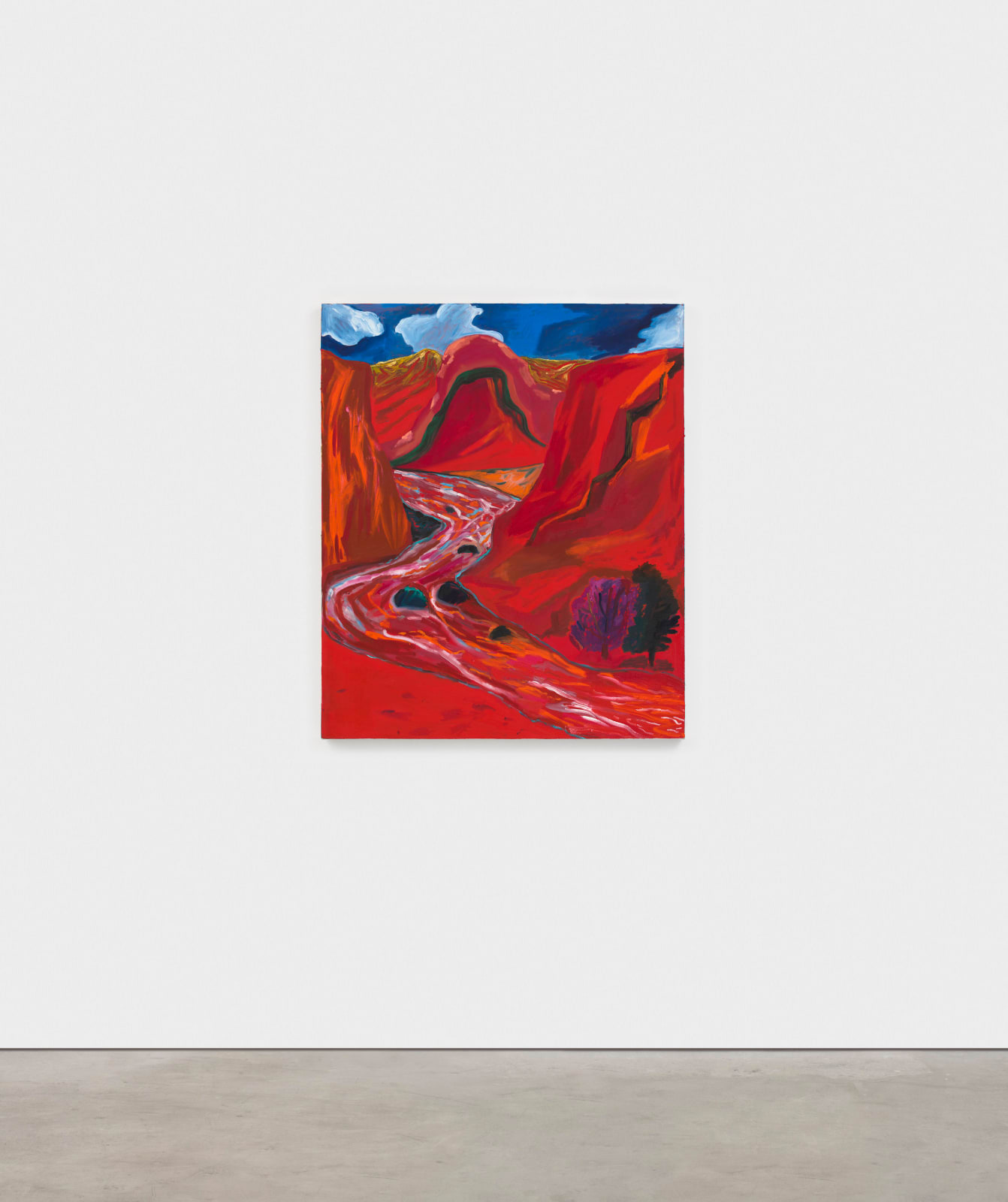 Shara Hughes, Fire Inside Me, 2022