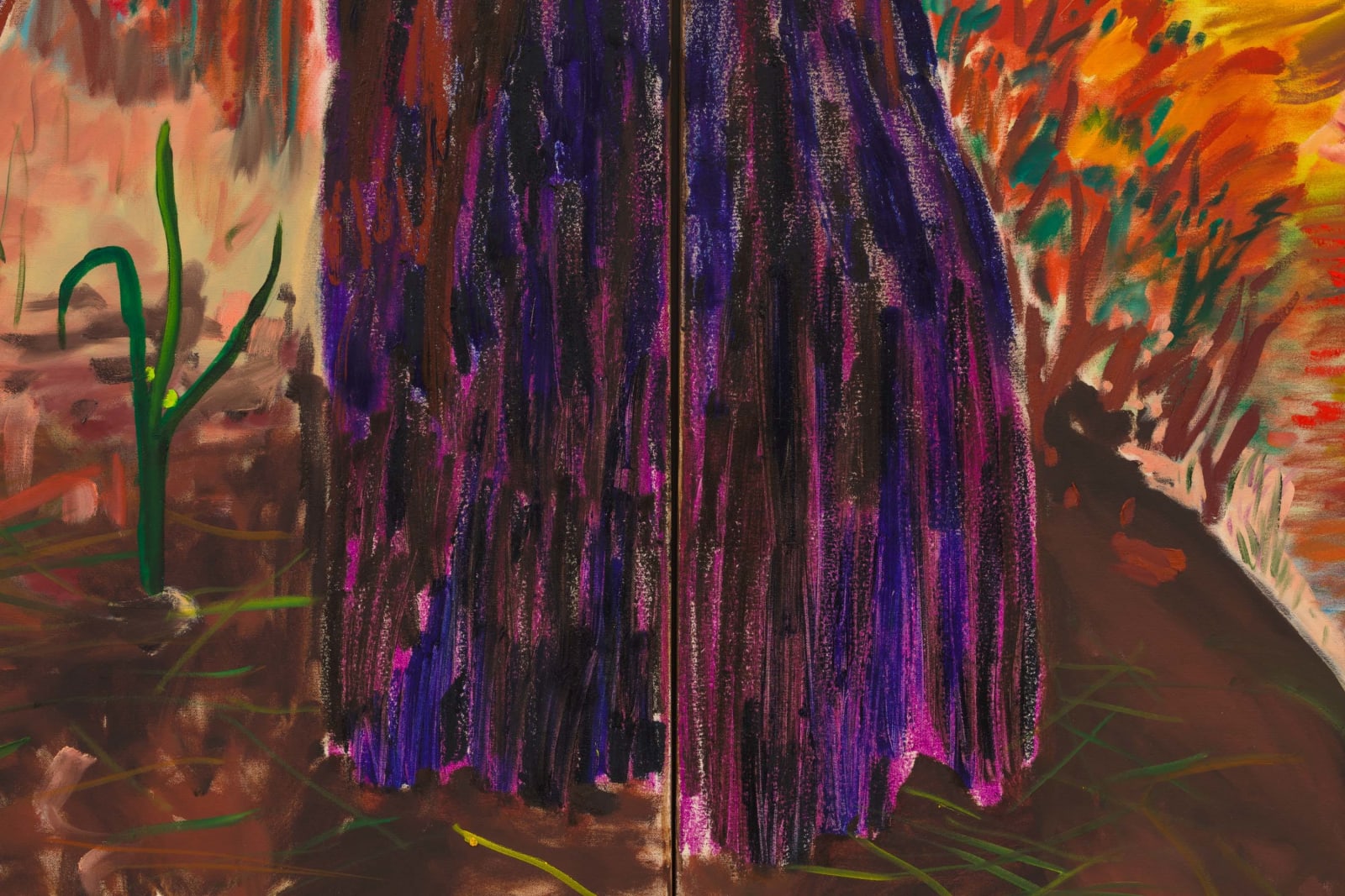 Shara Hughes, Collide, 2022