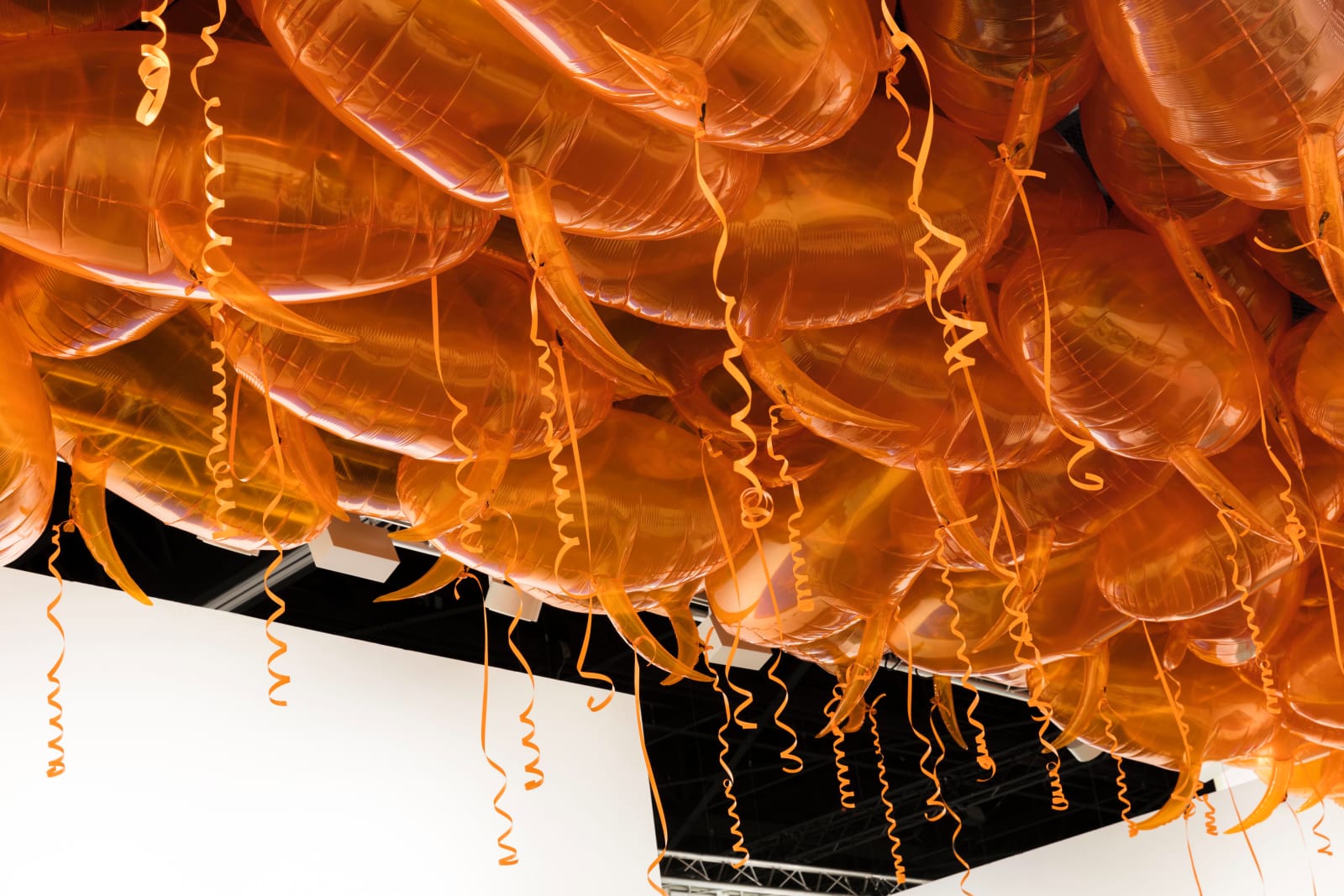 Philippe Parreno, Speech Bubbles (Transparent Orange), 2016