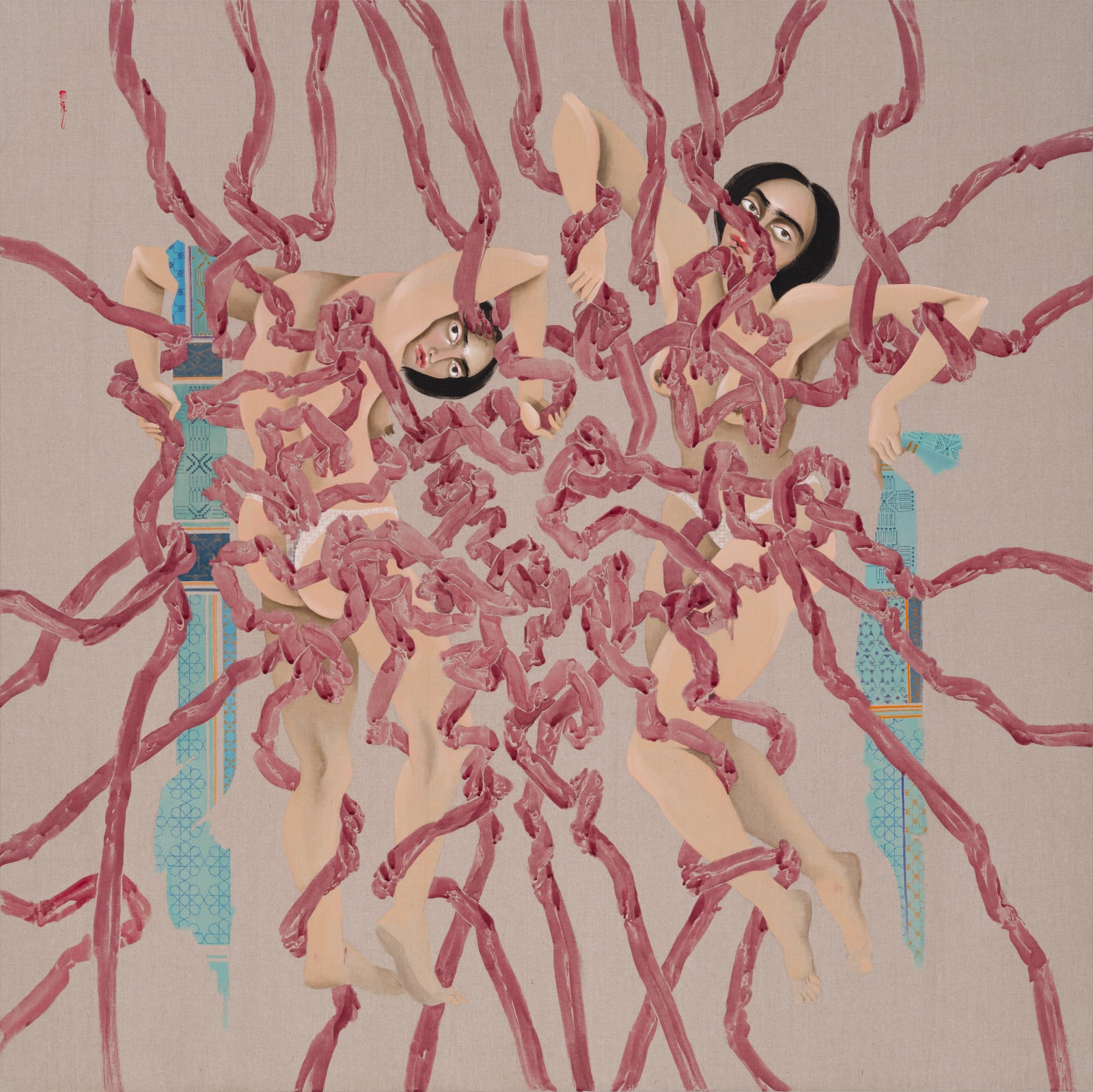 Hayv Kahraman, Torshi vine, 2022