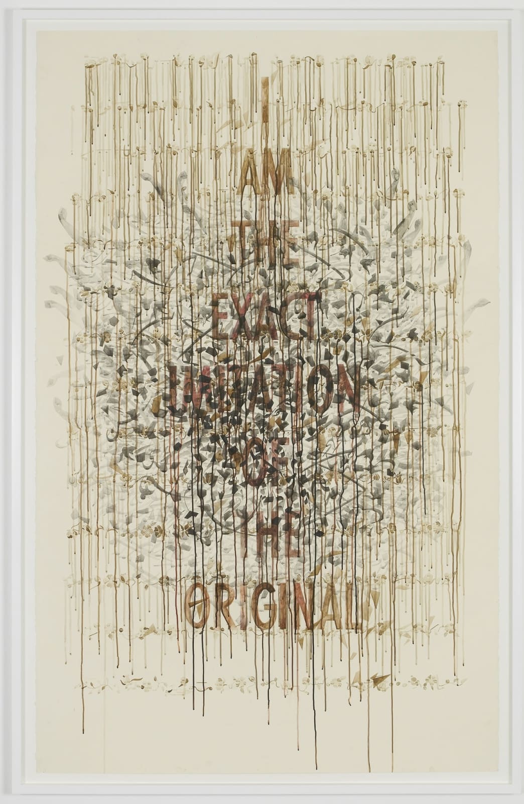 Shahzia Sikander, I am the exact imitation of the original, 2013