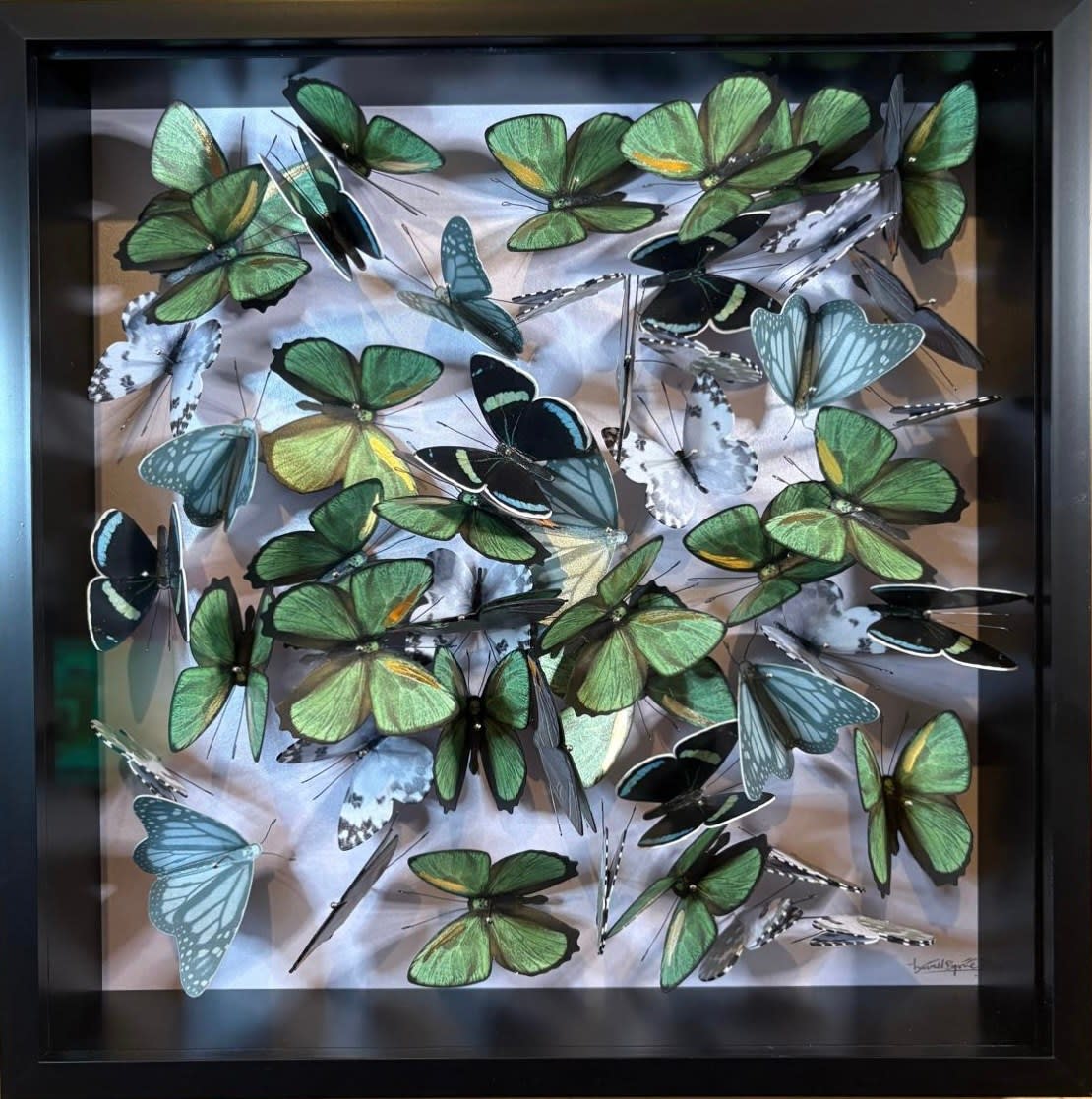 Daniel Byrne, Flutter in Green I, 2025