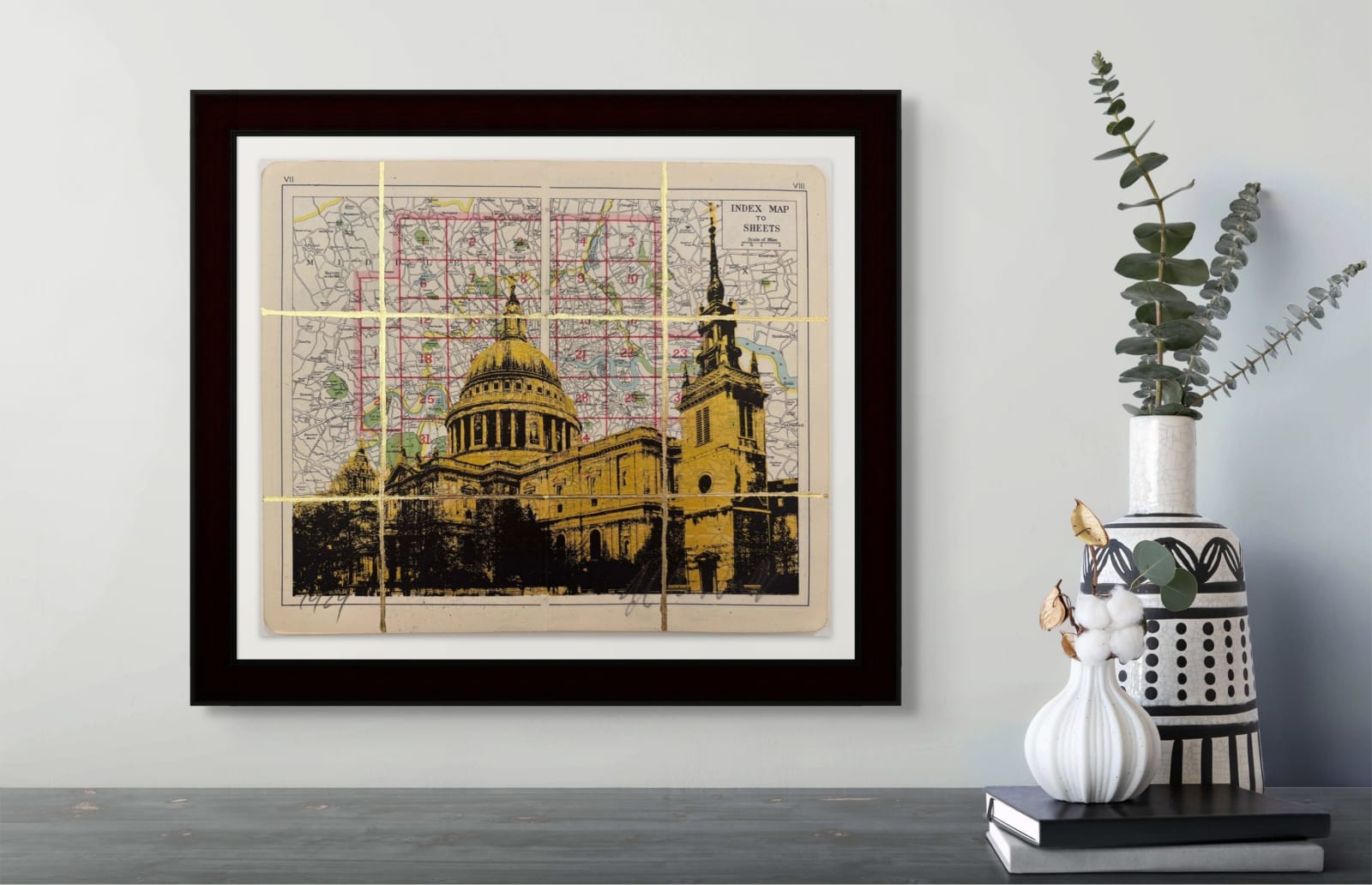Angela Morris-Winmill, St Paul's and West Tower - Gold 1929
