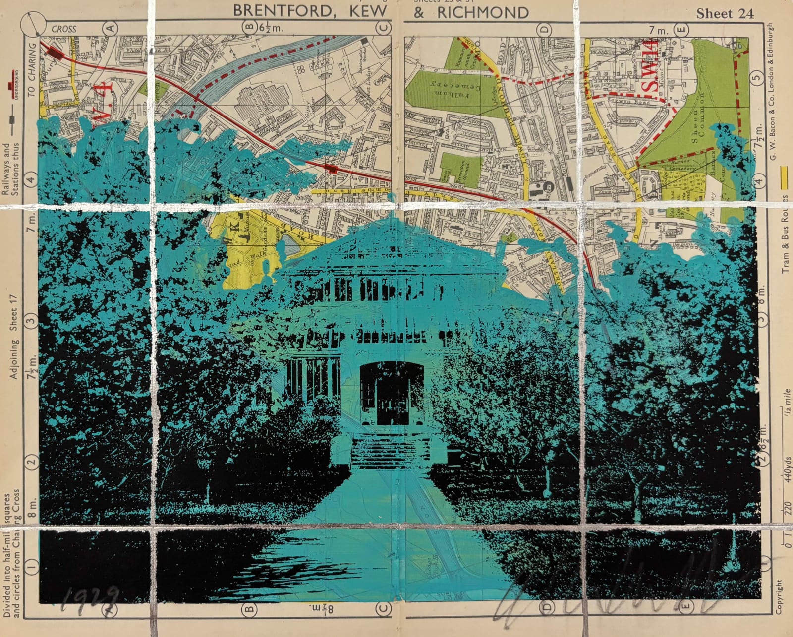 Angela Morris-Winmill, Temperate House, Tiffany Ink, 1929