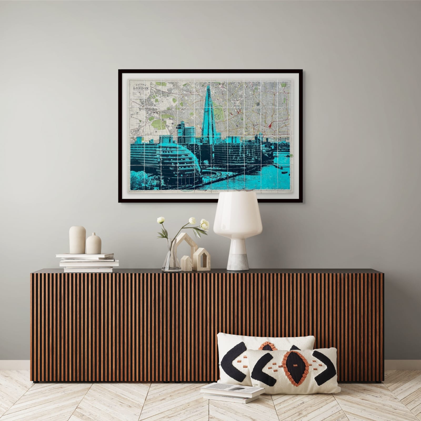 Angela Morris-Winmill, The Shard, City Hall, Tiffany Ink with Silver Leaf , 2025