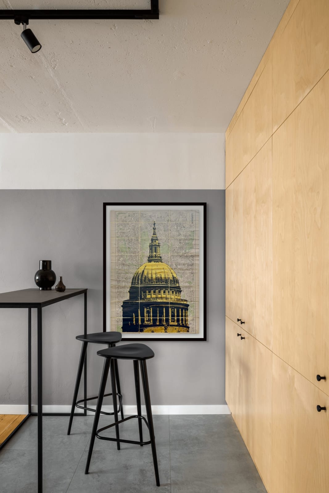 Angela Morris-Winmill, St Paul's Cathedral, Gold Ink, 2025