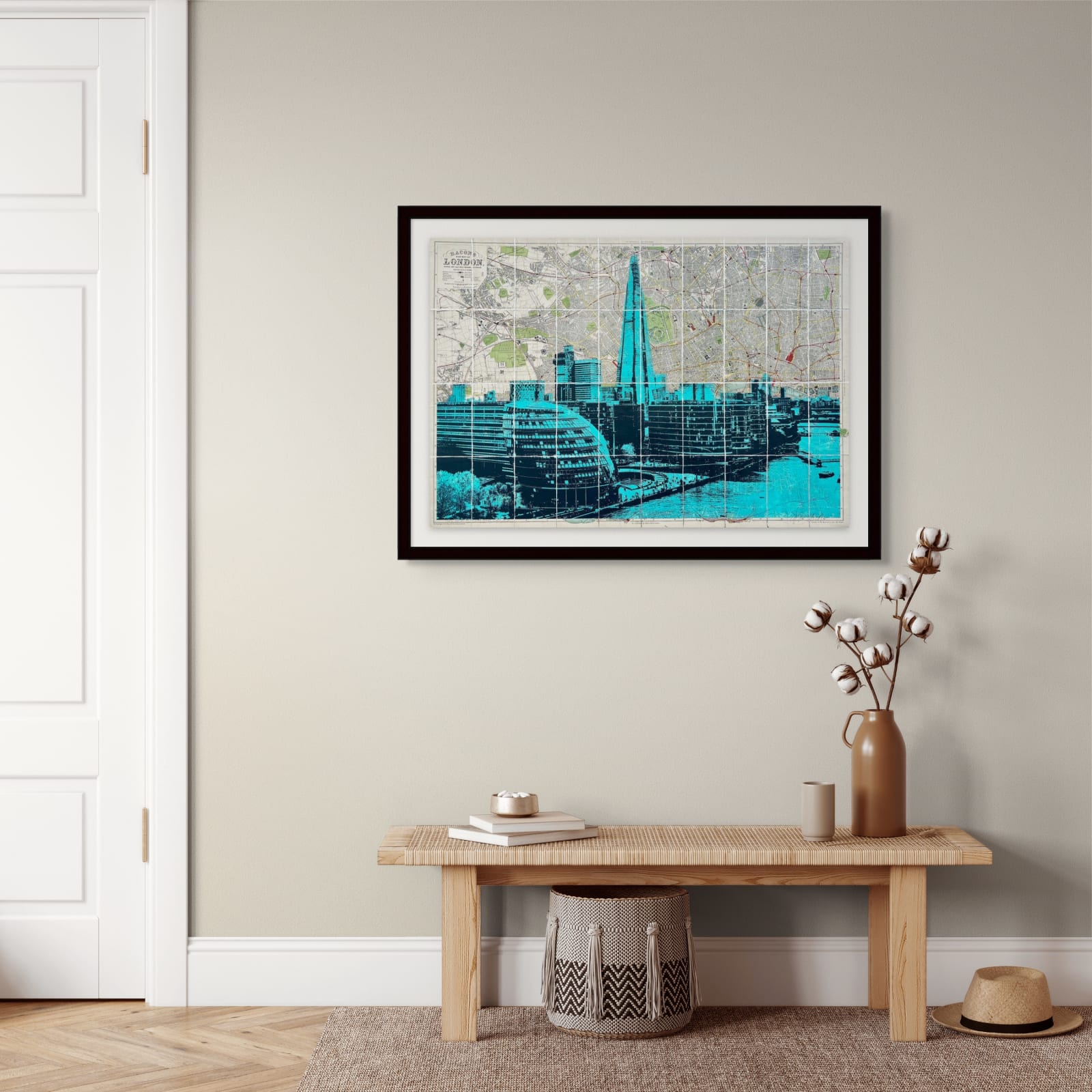 Angela Morris-Winmill, The Shard, City Hall, Tiffany Ink with Silver Leaf , 2025
