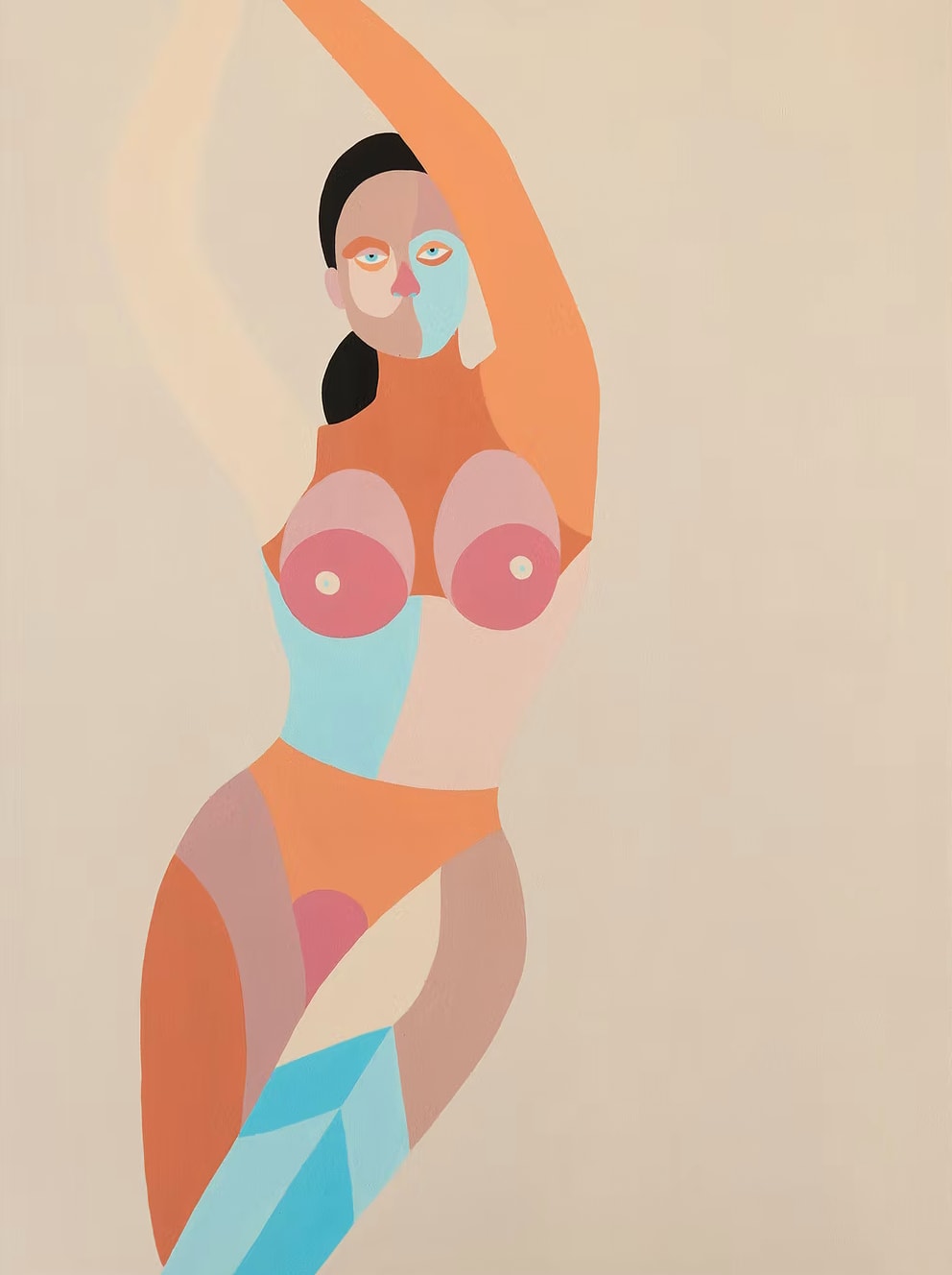 Kate Matsevych, Tangerine, Limited Edition Print
