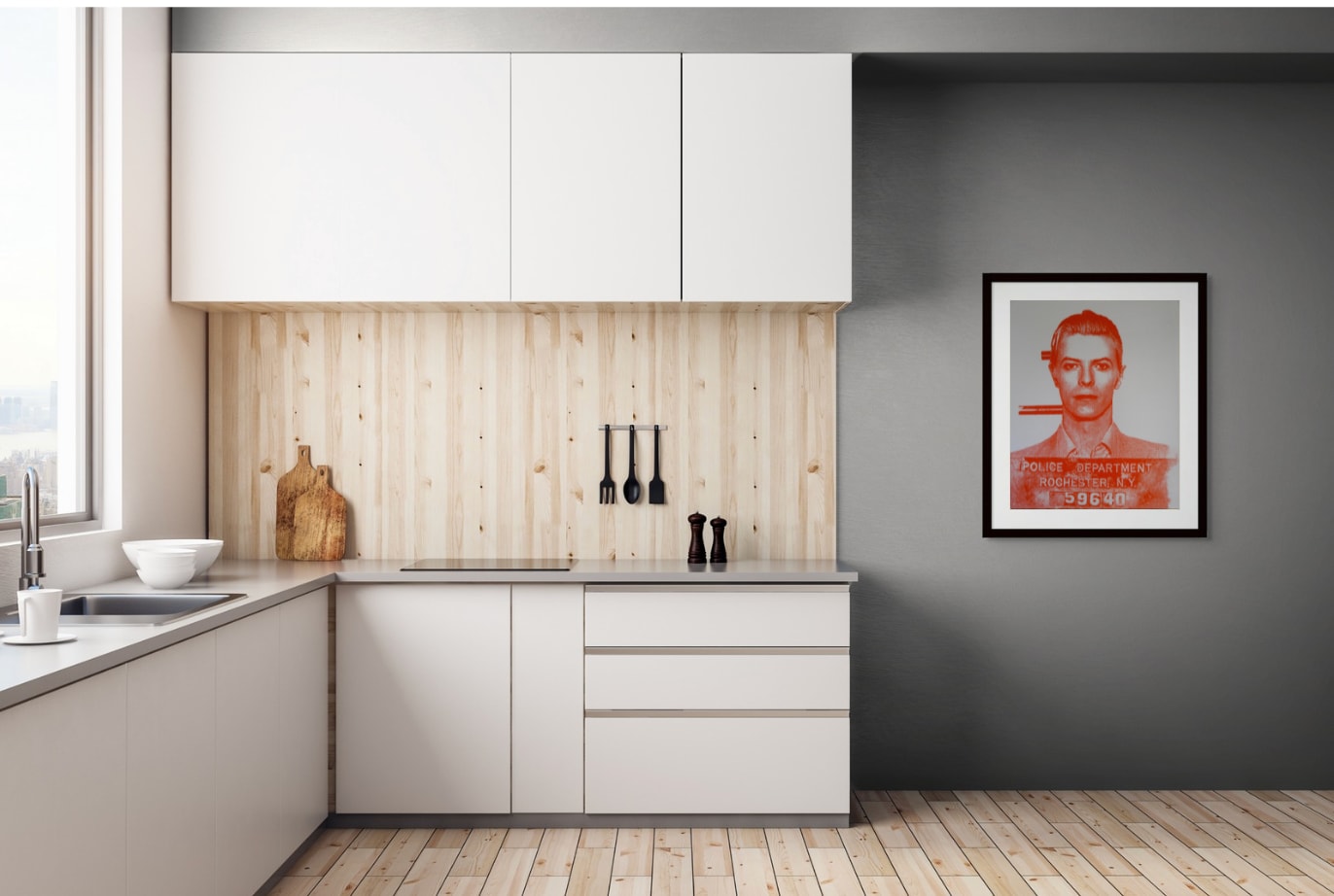 David Studwell, David Bowie, Sienna Red - Mugshot