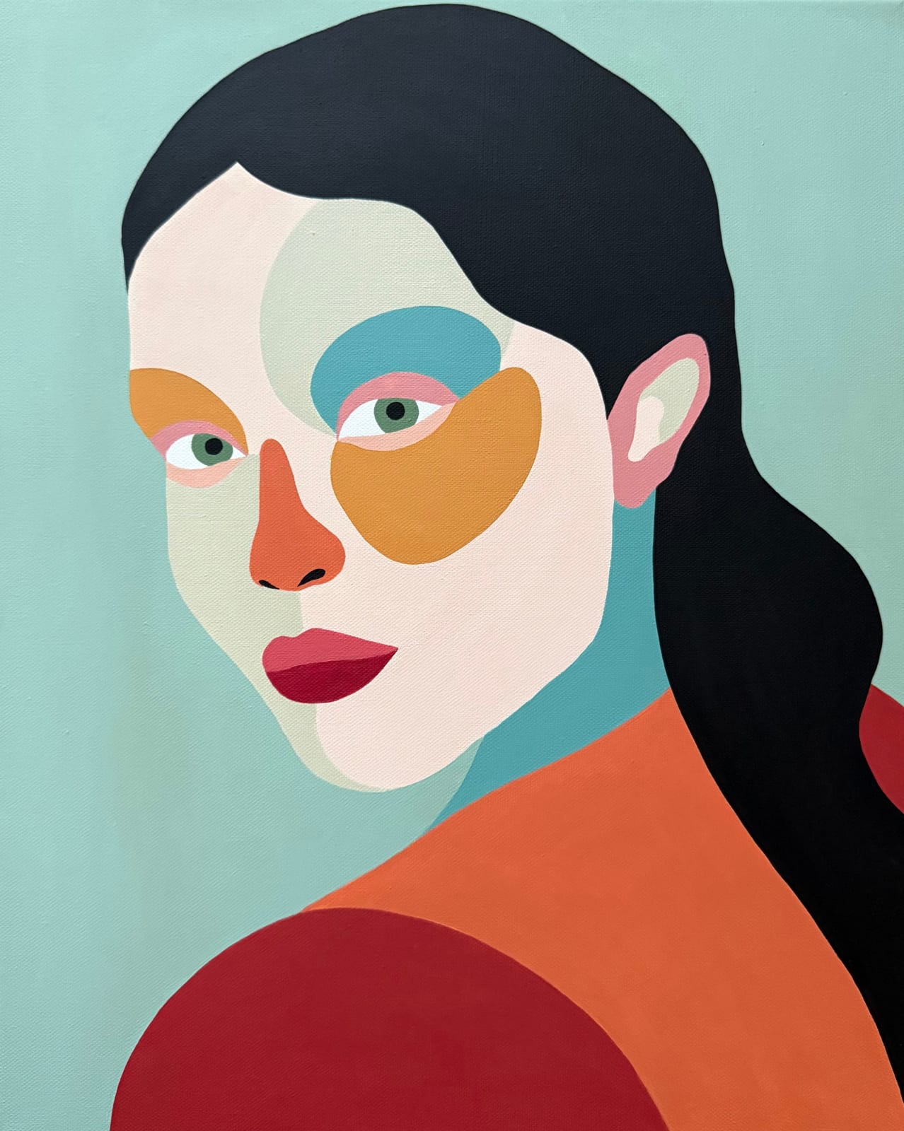 Kate Matsevych, Amber in Green, 2025