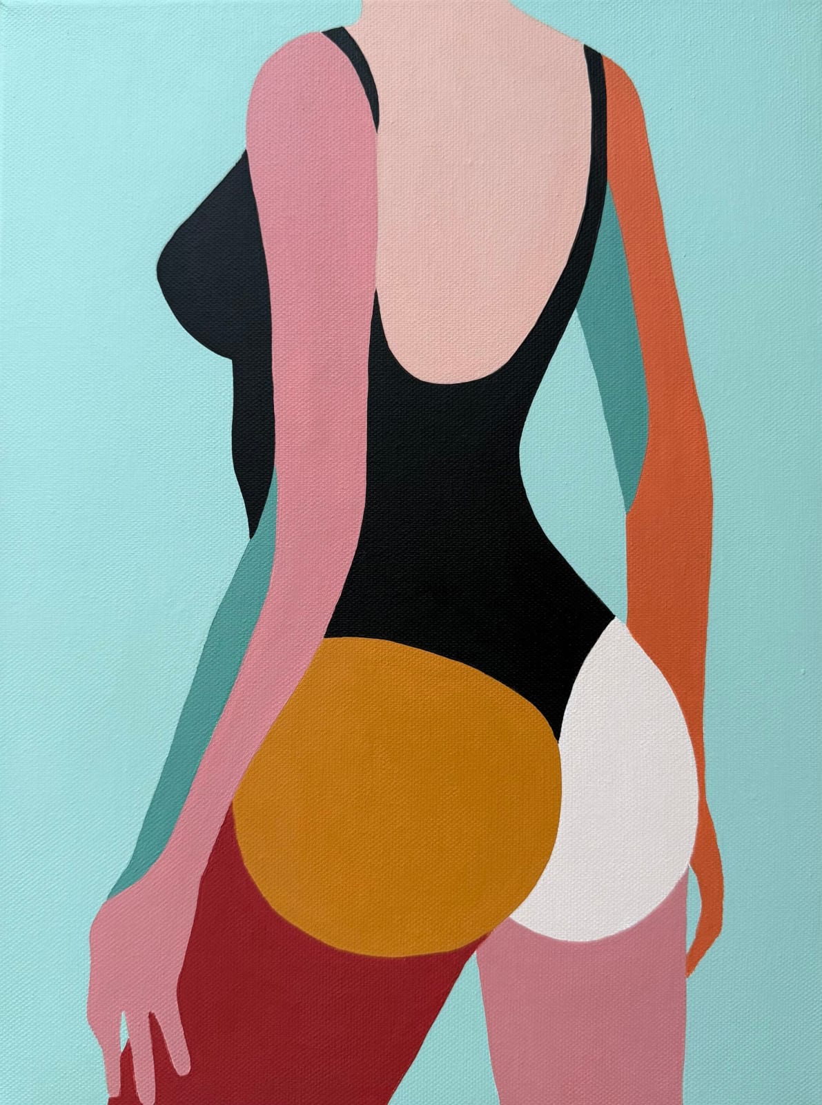 Kate Matsevych, Blooming Shapes in Green, 2025