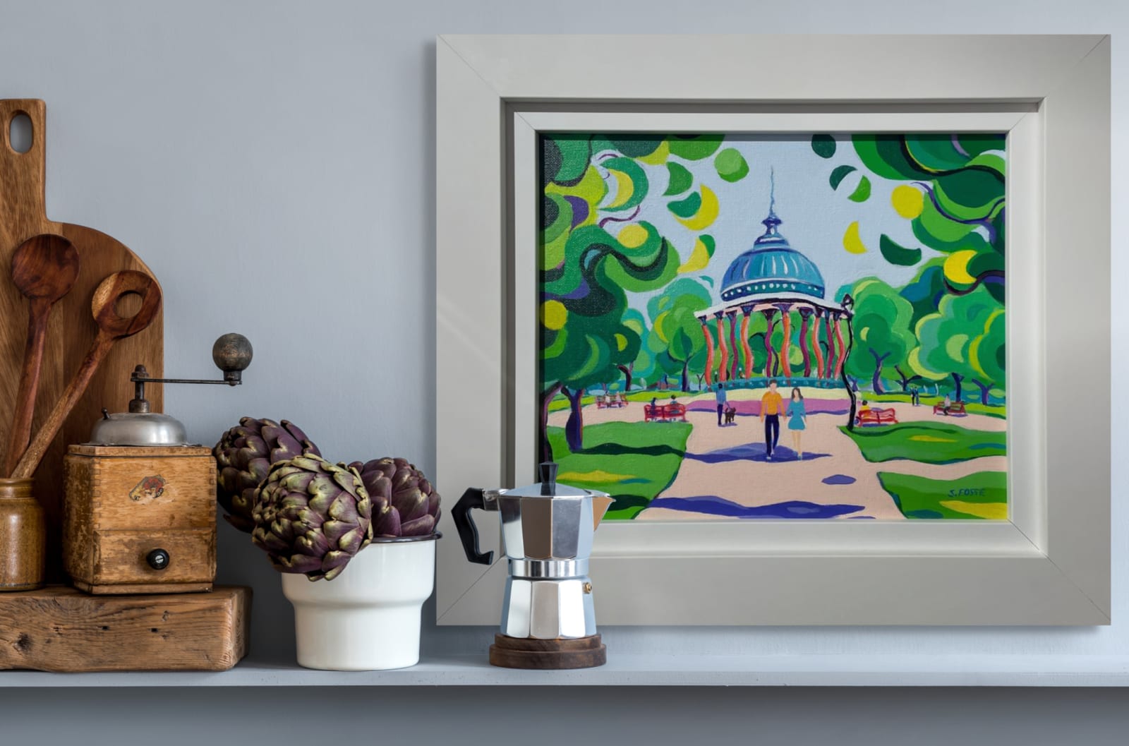 Sarah Fosse, A Summer's Day on Clapham Common