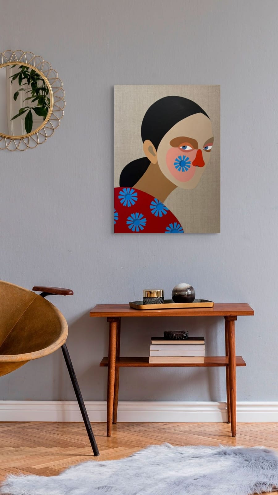 Kate Matsevych, Cornflowers, 2023