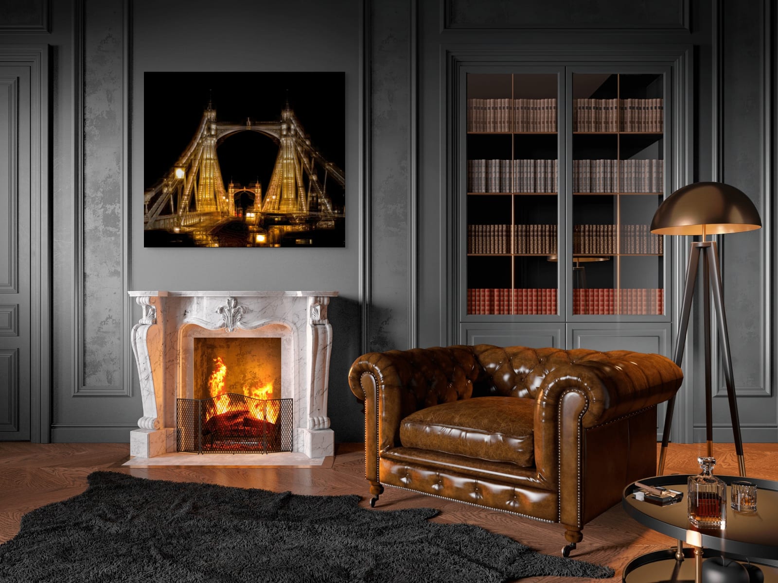 Duncan Wade, Albert Bridge, Golden Glow