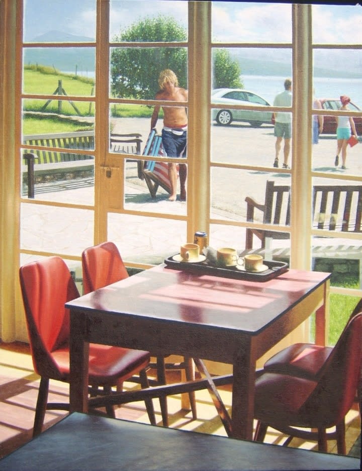 Mike Briscoe, Visit to the beach cafe