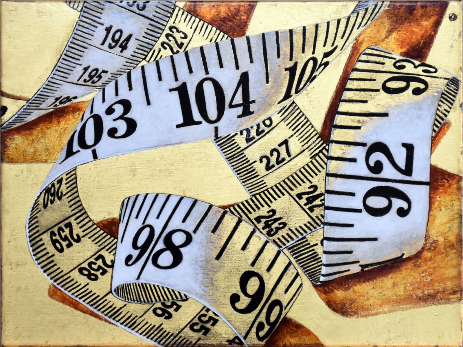 Cynthia Poole, Tape Measure on Gold