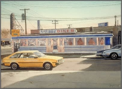 John Baeder, Blue Bird Diner, 1999
