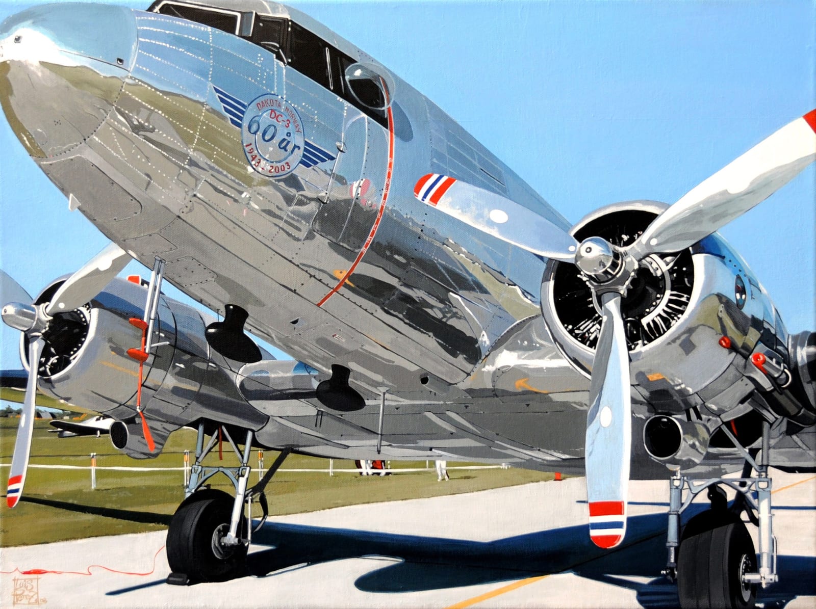 Luis Perez, Douglas DC-3 Dakota Norway