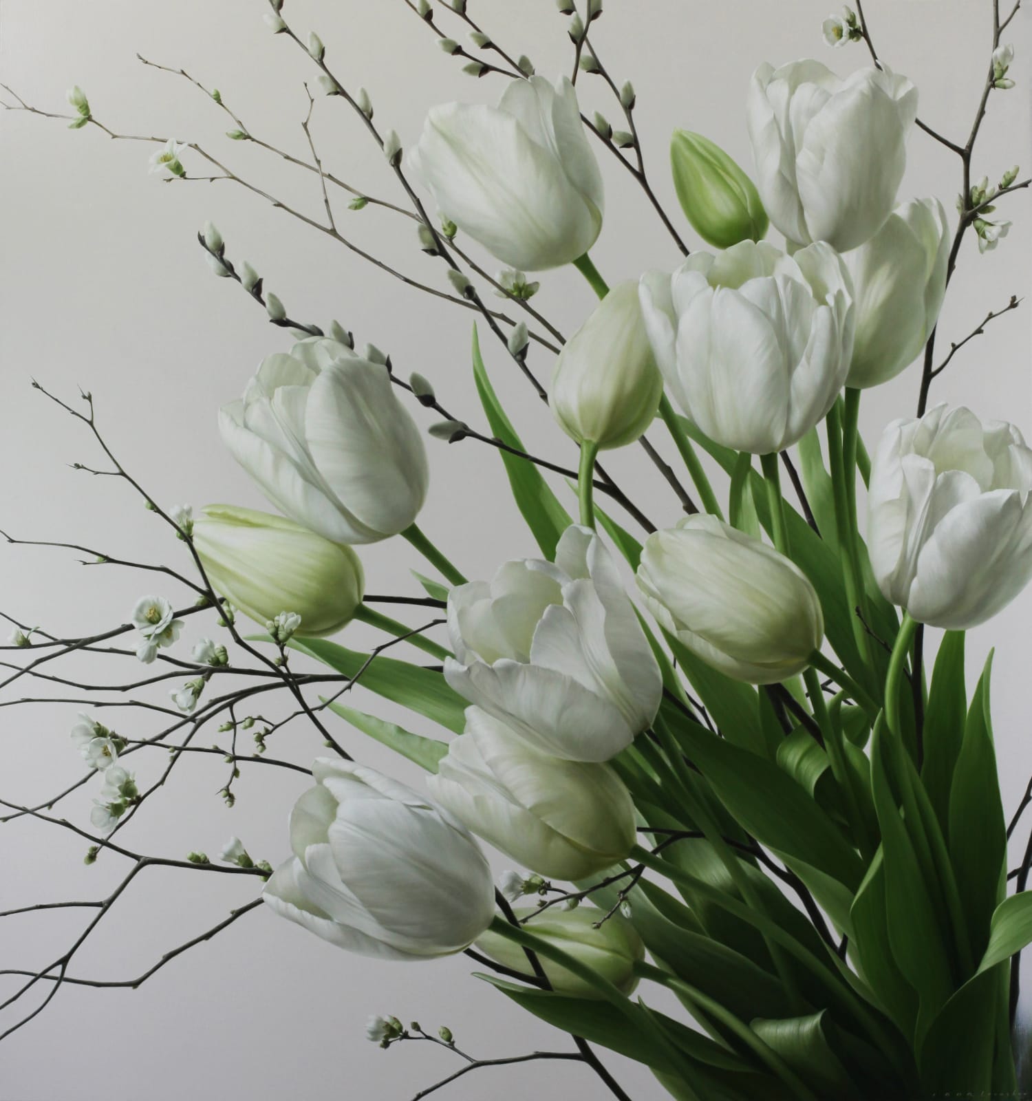 Igor Levashov, White Tulips