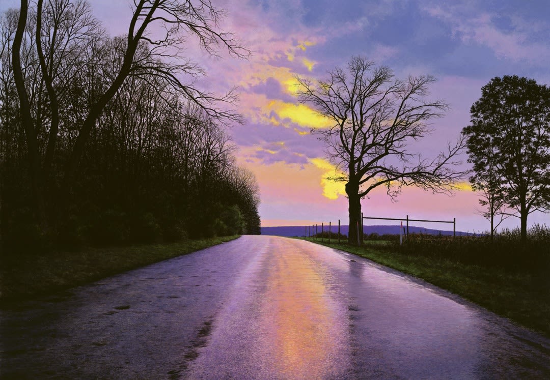 Steven Kozar, Dusk on Rainy Orchard Road