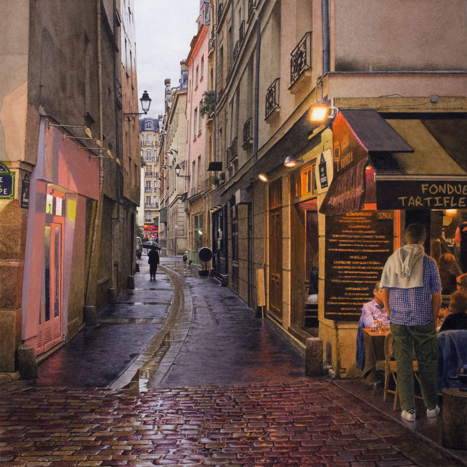 Steven Kozar, Rainy Evening in Paris